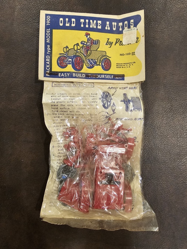 Premier’s Vintage Old Time Autos Ford Model T 1900 Model Kit #103-39 Made In USA