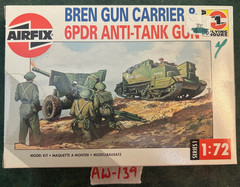 1/72 Airfix Bren Carrier Unopened Lot AW-139
