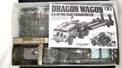 Vintage TAMIYA 1/35 Dragon Wagon U.S. 40Ton Tank Transporter From Japan