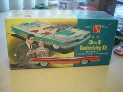 Vintage SMP 1960 Empty Model Car Kit BOX ONLY 1/25 uprm1