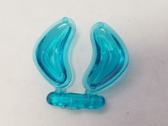 1977 Ford Van CUSTOM BLUE BUBBLE WINDOWS from AMT 1:25 Model Kit 1977 Econoline