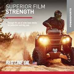 Red Line 42404 10W40 Synthetic Motorcycle Motor Oil – 1 Quart