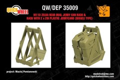 1/35 M113 Zelda Dual Jerry Can Rack (empty) and Rack with 2x 20L (IDF type)
