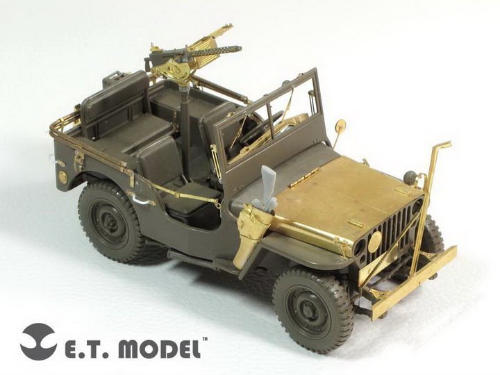 ET Model E35126 1/35 WWII US Willys MB Jeep Detail Up Set for Tamiya 35219