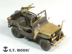 ET Model E35126 1/35 WWII US Willys MB Jeep Detail Up Set for Tamiya 35219