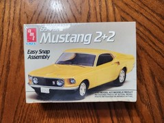 AMT ERTL 69 FORD MUSTANG 2+2 SNAP ASSEMBLY MODEL KIT 1989 FACTORY SEALED #6902