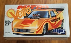 MPC NITRO VETTE FUNNY CAR – 1:25 SCALE KIT #1-0701 – VINTAGE RARE