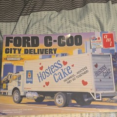 AMT Ford C-600 City Delivery Hostess Truck 1:25 Model Kit Decals AMT1139