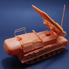 3d Printed Kit 1/72/87 9K37M1 Buk-M1 Surface-to-Air Missile System Unpainted