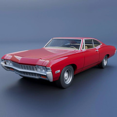 1/25 resin 3d printed 1968 Chevy Impala by Andrey Bezrodny