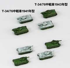 PIT-ROAD 1/700 MI SERIES WWII Russian Military Vehicle Set 1 Model Kit MI06