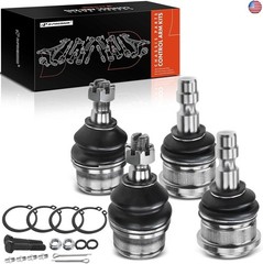 A-Premium Set of 4, Front Upper & Lower Ball Joints Kit, Compatible with