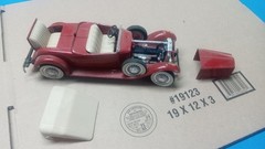 Hubley 1930 Packard Roadster #4860, Metal & Plastic Parts, Chrome Parts
