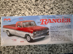1971 FORD F-150 RANGER XLT NEW FACTORY SEALED MODEL CAR KIT #1208 MOEBIUS MODELS