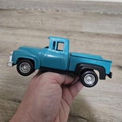 Vintage Strombecker 1956 Ford Stepside Pickup Truck Teal USA Made