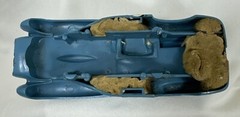 Strombecker Vintage Blue Ferrari 60’s Slot Car Body