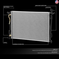 DNA Motoring OEM-RA-13150 Factory Style Direct Fit Aluminum Cooling Radiator