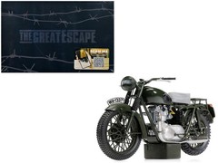 Corgi CC08501 Triumph TR6 Trophy Motorcycle Dark Green (Weathered)