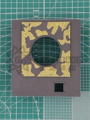 1/35 Panther A/G Turret Concrete Bunker Masking Sticker Universal Type
