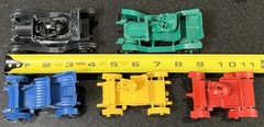 Vintage Lot Of 4 Revell Action Miniatures And 1 Other Plastic Model Car AS-IS