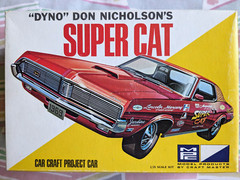 *RARE! *ORIGINAL VINTAGE MPC “DYNO” DON NICHOLSON’S “SUPER CAT” Kit *SEALED BAG!