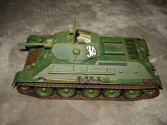 Built 3A Tank 6-3/4 inches long Well Built & Painted Excellent Cond Nice Detail