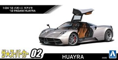 AOSHIMA The Supercar No. 2 PAGANI Huayra 2012 1/24 Scale Plastic Model Kit