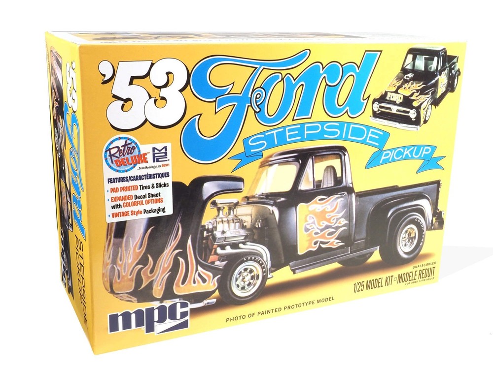 MPC 1/25 1953 Ford Pickup Flip-Nose Model Kit Custom V8 Street Truck MPC1007