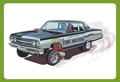 1/25 Scale Model Kit NEW TOOLING ’65 Chevelle Time Machine Funny Car by AMT 1302