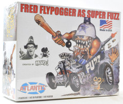 Atlantis Fred Flypogger As Super Fuzz Plastic Model Car Kit W/ Driver M104