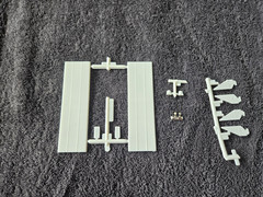 AMT Gulf Fruehauf Tanker Trailer Parts 1/25 REAR FENDERS AND SUPPORTS 759/06