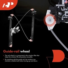 A-Premium Power Window Regulator with Motor Compatible with Land Rover Range