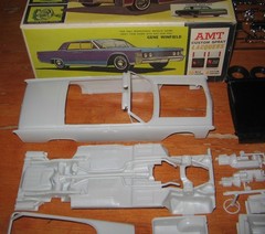 AMT 1965 Lincoln Continental HT Hardtop Kit 6425 Box Body & New Cvt Parts 65