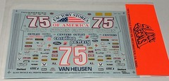 Slixx Decals 1:24-1:25 Scale #75 Todd Bodine Factory Stores Of America New