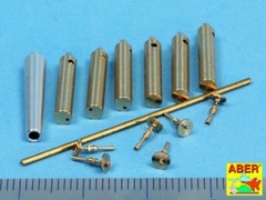 Aber 1/35 German 57mm Cannon and 6 MGs for A7V WWI Tank 35 L-164′