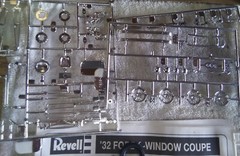 1:25 Revell 87-7605 Awesome 1932 Ford 3 window coupe molded in white plastic 96