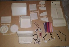 1/8th scale 32 ford roadster Interior parts hot rat street rod big deuce 1/8