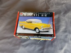 AMT Pro Shop 57 Chevrolet Bel Air 1:25 Scale Car Model Kit Skill Open Box