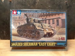 Tamiya 1/48 U.S. Medium Tank M4A3E8 Sherman Easy Eight Plastic Models,unopened