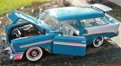 Chevrolet 55Chevy57 Nomad Vintage Custom Built Metal Model Car1955Wagon1957