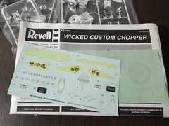Revell 7322 RM Kustom Wicked Custom Chopper Motorcycle Model KIT 1/12 McM Niob