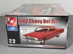 AMT 1/25 Scale Model Kit 1962 Chevy Bel Air Coupe SEALED Chevrolet Classic