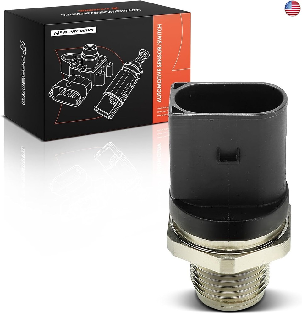 A-Premium Fuel Injection Pressure Sensor [3 Pins] Compatible with Mercedes-Benz