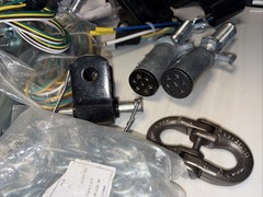 HUGE MIX LOT- Trailer Pins Wiring Harness Clevis Pin 2” Ball 2” Trailer Tongue