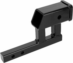 1.25″ to 2″ Hitch Adapter Solid Shank, 4″ Rise/Drop, 1.25″ Extension with 2 Sets