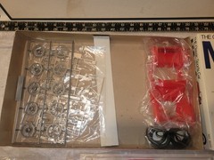 Entex 1:16 MG TC Model Kit Pre-colored Rubber Tires Fine-spoke Wheels