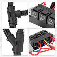 674-00923 Dual Speed Electric Fan Control Wiring Harness Kit with Relay Compatib