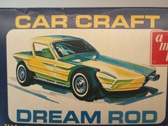 1964 AMT Car Craft Dream Rod New 1/25 With Stand Bill Cushenbery “Awesome”