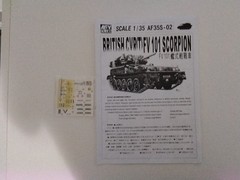 British CVR(T) FV101 Scorpion Arv Club 1:35 Scale
