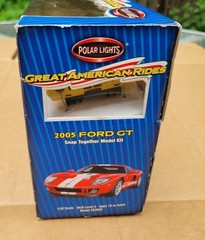 Polar Lights 2005 Ford GT Pre Painted Open Box All Parts Sea1ed 1:25 Kit 53026